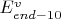 $E^v_{end - 10}$
