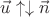 $\vec u\uparrow\downarrow\vec n$