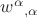 $w}^\alpha_{} _{,\alpha $ $w}^\alpha_{} _{,\alpha $