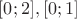 $[0;2], [0;1]$