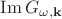 $\operatorname{Im}G_{\omega,\mathbf{k}}$