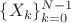 $\{X_k\}_{k=0}^{N-1}$