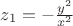 $z_1=-\frac{y^2}{x^2}$