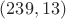 $(239,13)$