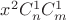 $x^2C_n^1C_m^1$