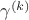 $\gamma^{(k)}$