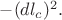 $-(dl_c)^2.$