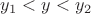 $y_1<y<y_2$