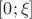 $[0;\xi]$