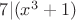 $7|(x^3+1)$
