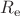 $R_\mathrm{e}$