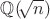 $\mathbb Q(\!\sqrt n)$