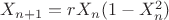 $X_{n+1} = rX_n(1-X_n^2)$