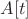 $A[t]$