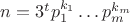 $n=3^t p_1^{k_1}\dots p_m^{k_m}$