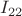 ${I}_{22}$