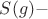 $S(g) -$