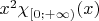 $x^2\chi_{[0;+\infty)}(x)$