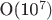 О(10^7)