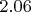 $2.06$