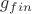 $g_{fin}$