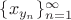 $\{x_{y_n}\}_{n=1}^{\infty}$
