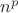 $n^p$