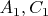 $A_1,C_1$