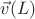 $\vec v(L)$ $\vec v(L)$
