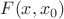 $F(x,x_0)$