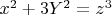$x^2+3Y^2=z^3$
