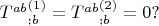 $T^{ab}^{(1)}_{;b}=T^{ab}^{(2)}_{;b}=0?$