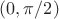 $(0,\pi /2)$