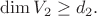 $\dim V_2 \geq d_2.$