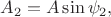 $A_2=A\sin\psi_2,$