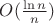 $O(\frac{\ln{n}}{n})$