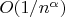 $O(1/n^\alpha)$