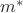 $m^{*}$