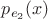 $p_{e_2}(x)$