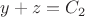 $y+z = C_2$