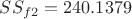 $SS_{f2}=240.1379$