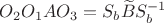 $O_2O_1AO_3=S_b\widetilde{B}S_b^{-1}$