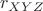 $r_{XYZ}$