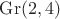 $\mathrm{Gr}(2,4)$