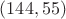 $(144,55)$