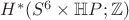$H^{*}(S^{6}\times \mathbb{H}P^{\infinity}; \mathbb{Z})$ $H^{*}(S^{6}\times \mathbb{H}P^{\infinity}; \mathbb{Z})$