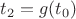 $t_2=g(t_0)$