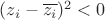 $(z_i-\overline{z_i})^2 < 0$