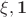 $\xi, \mathbf1$