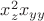 $x_z^2 x_{yy}$
